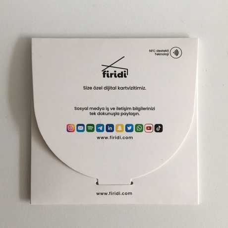 Firidi Dijital Kartvizit Kirmizi