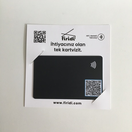 Firidi Dijital Kartvizit Siyah