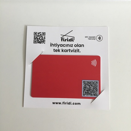 Firidi Dijital Kartvizit Kirmizi