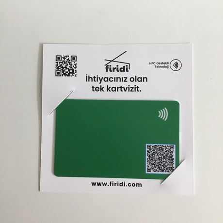 Firidi Dijital Kartvizit Yesil