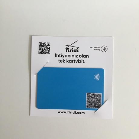 Firidi Dijital Kartvizit Mavi